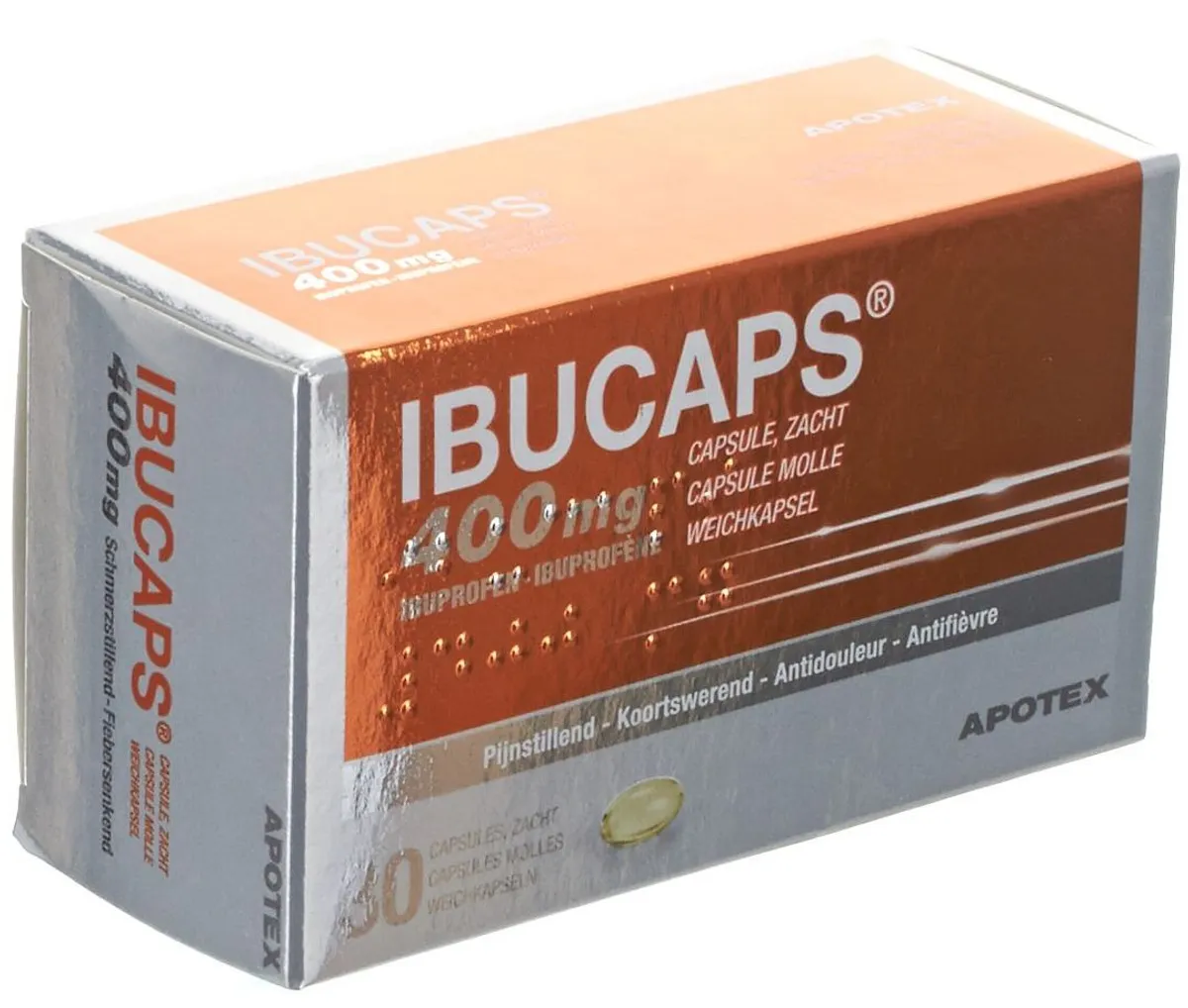 Ibucaps 400mg Apotex 30 Capsules Molles