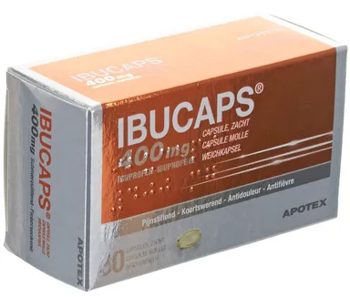 Ibucaps 400mg Apotex 30 Capsules Molles