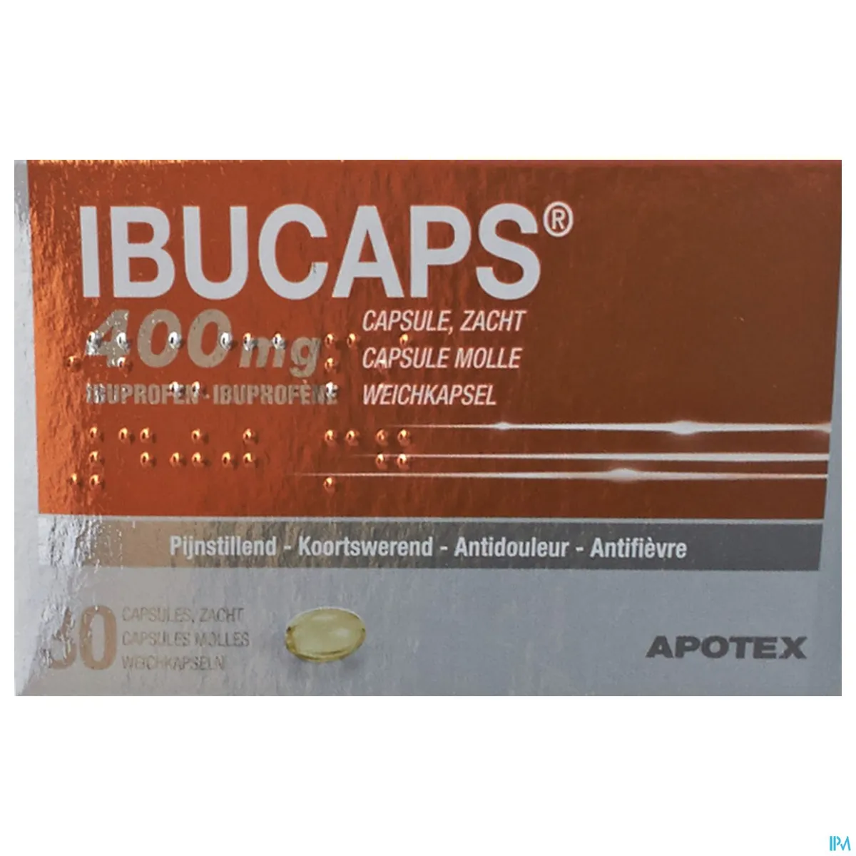 Ibucaps 400mg Apotex 30 Zachte Capsules