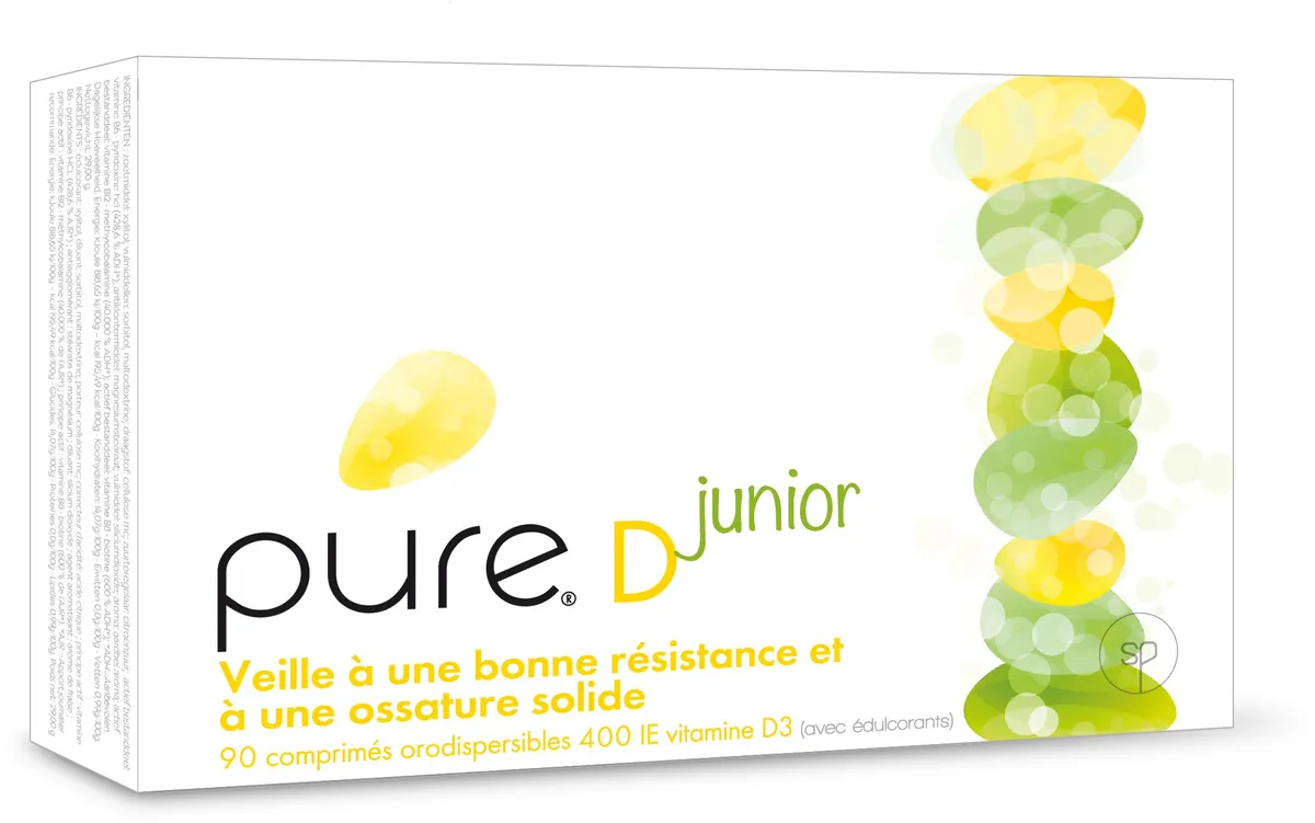 Pure D Junior 90 Comprimés Orodispersibles