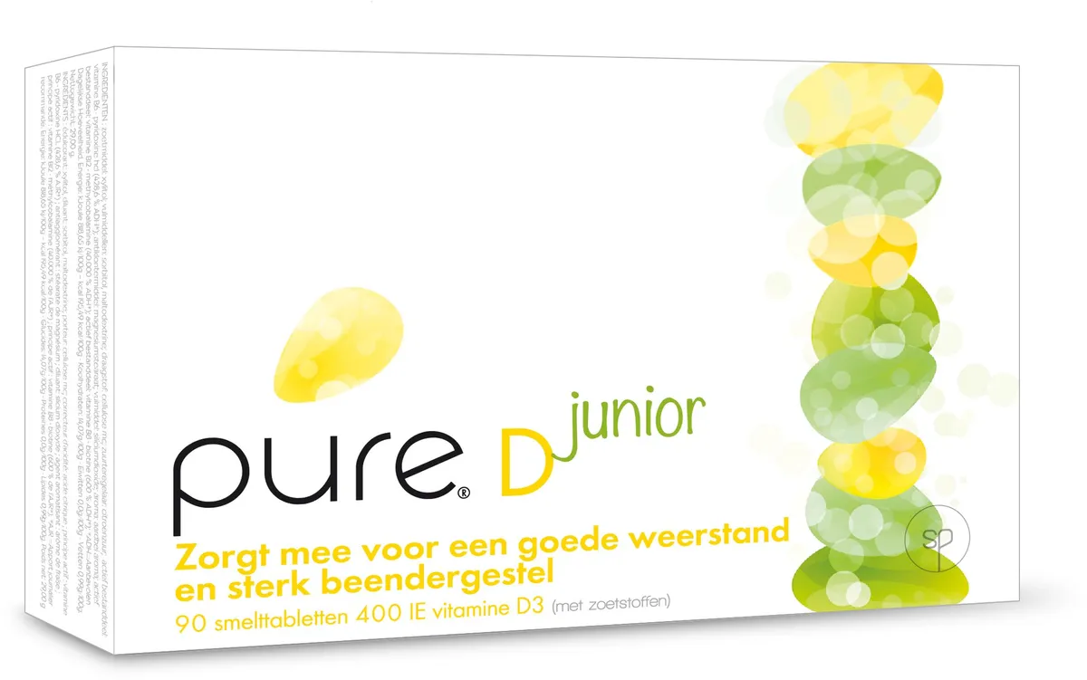 Pure D Junior 90 Orodispergeerbare tabletten