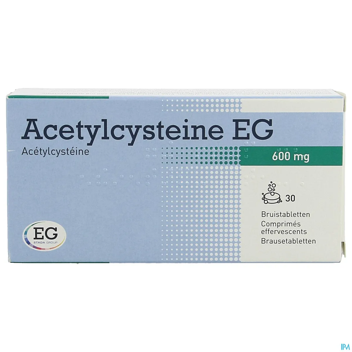 Acetylcysteine EG 600mg 30 Bruistabletten