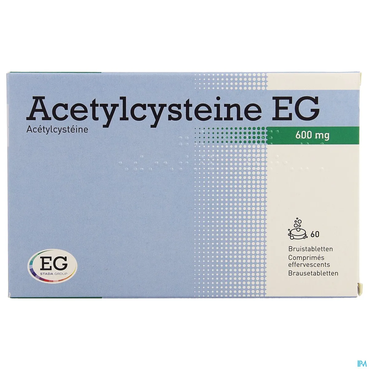 Acetylcysteine EG 600mg 60 Comprimés Effervescents