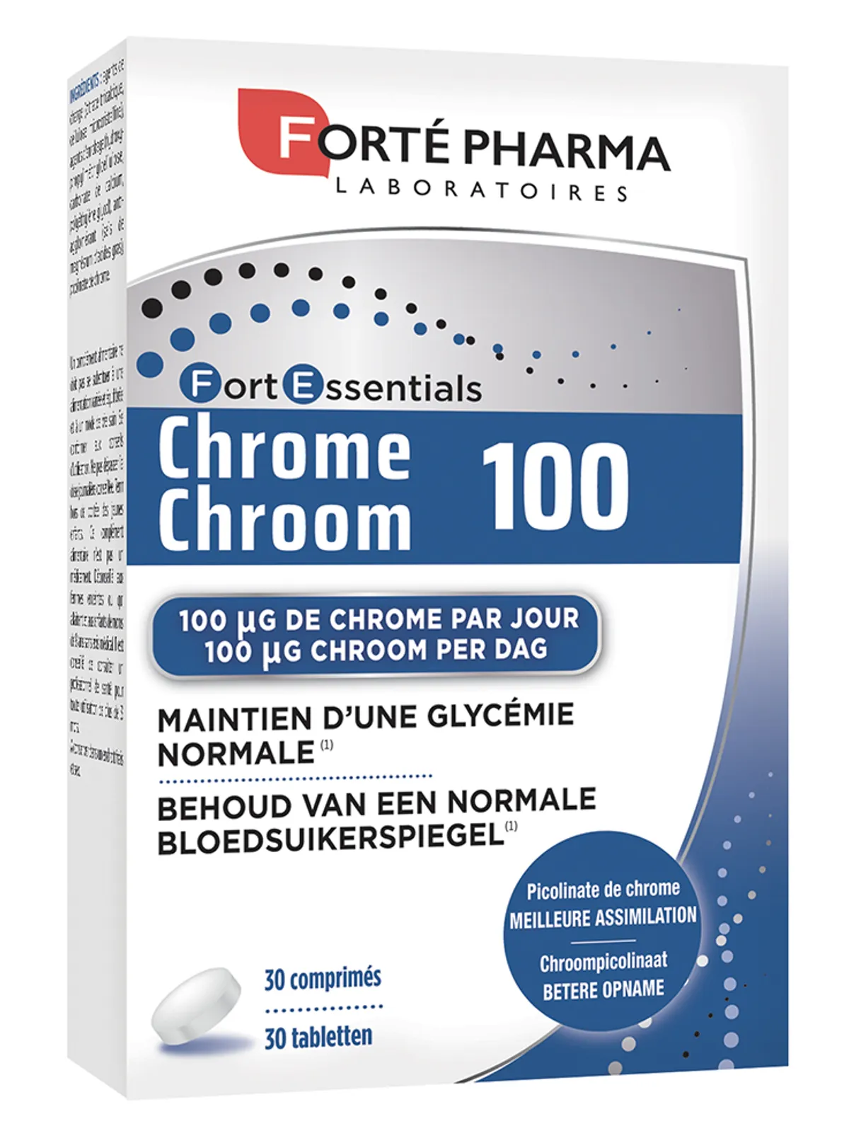 Forté Pharma Chroom 100 30 tabletten