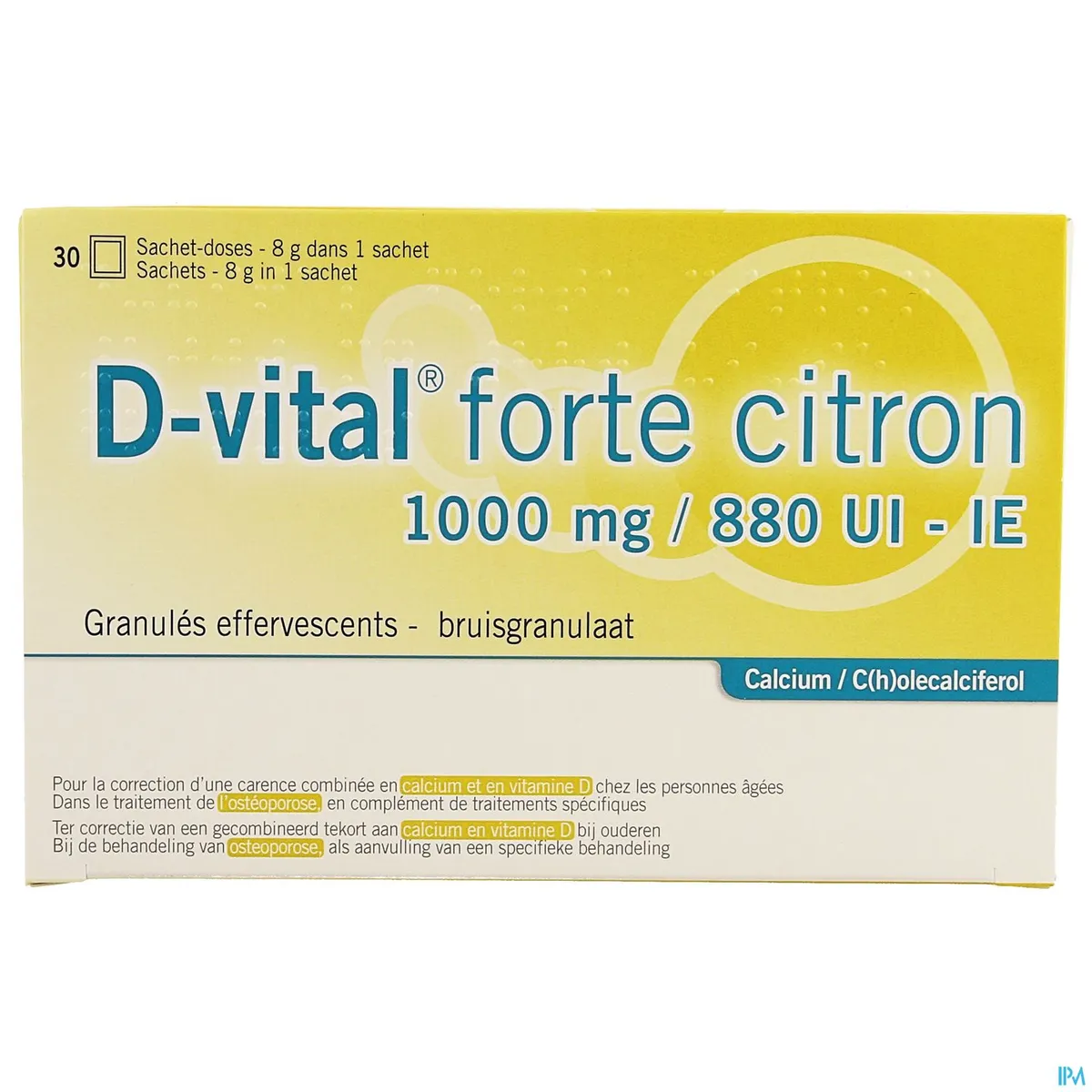 D-Vital Forte 1000/880 Citroen 30 Zakjes