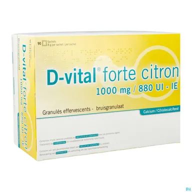 D-Vital Forte 1000/880 Citroen 90 Zakjes