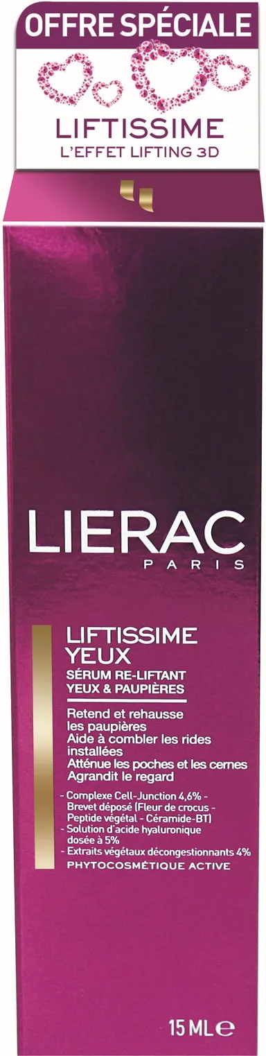 Lierac Liftissime Sérum Yeux 15ml (prix découverte)