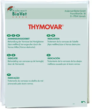 Thymovar Wafers 15 g 2x5