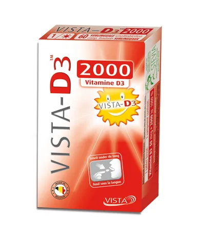 Vista-D3 2000 IU 60 Smelttabletten