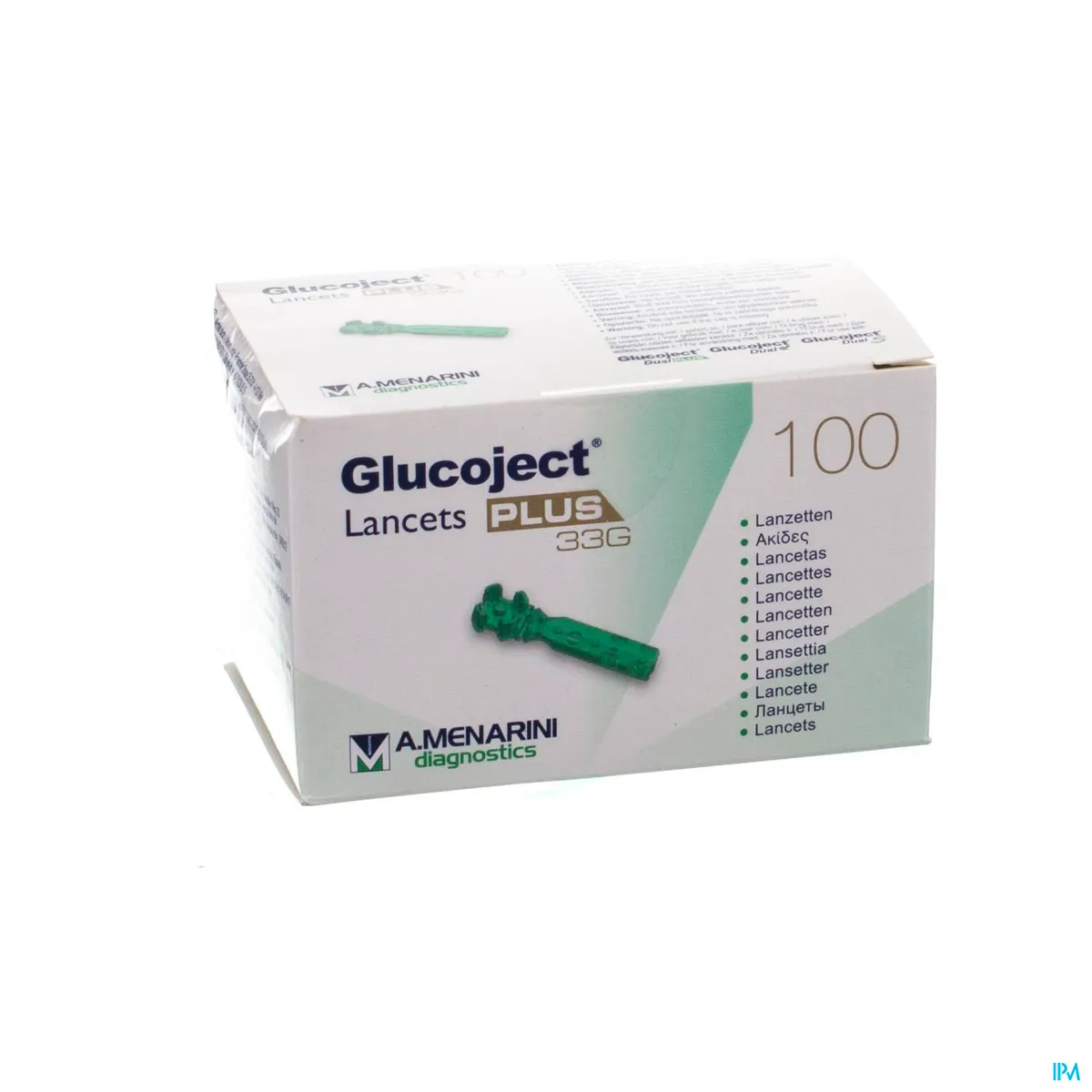 Glucoject Lancets Plus 33g 100 44121