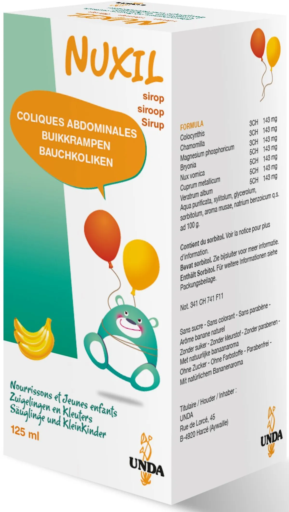 Nuxil Sirop Enfant 125ml Unda