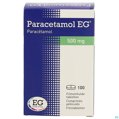 Paracetamol EG 500mg 100 Comprimés