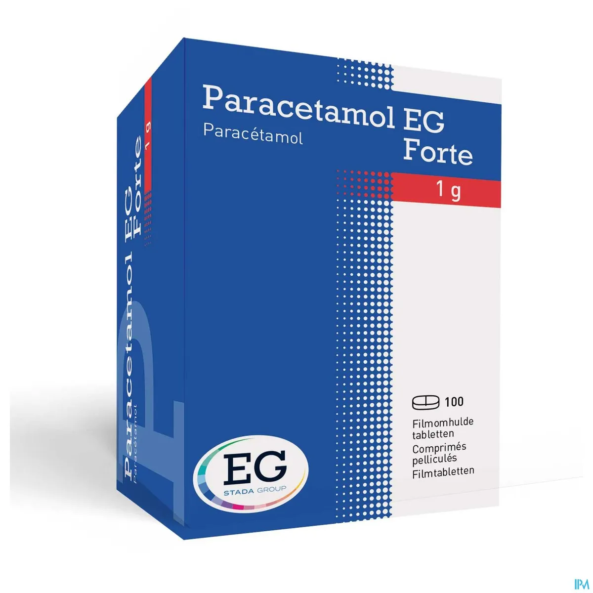 Paracetamol EG 1000mg 100 Comprimés