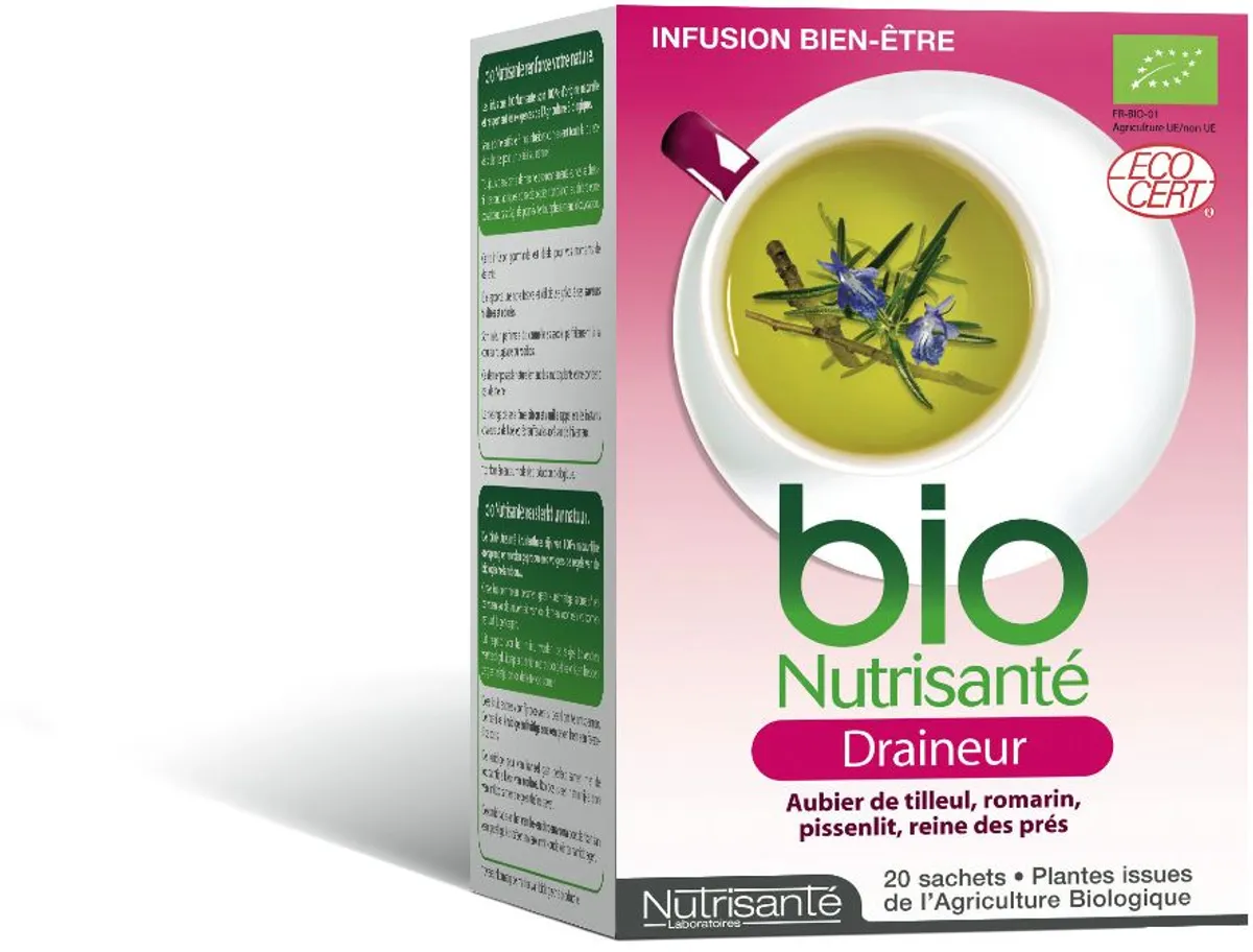 Infusion Bio Draineur 20 Sachets