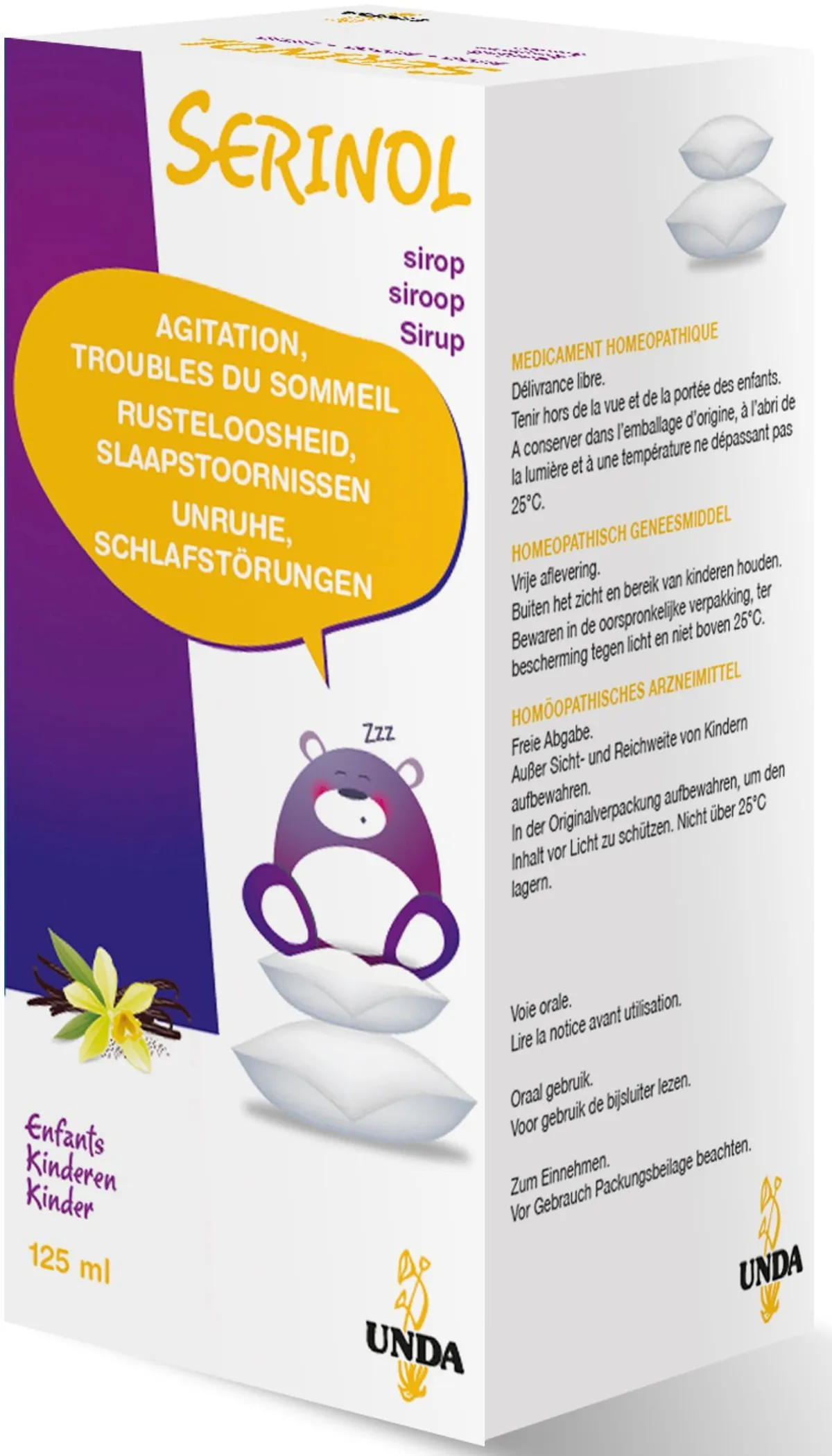 Serinol Siroop Kind 125ml Unda