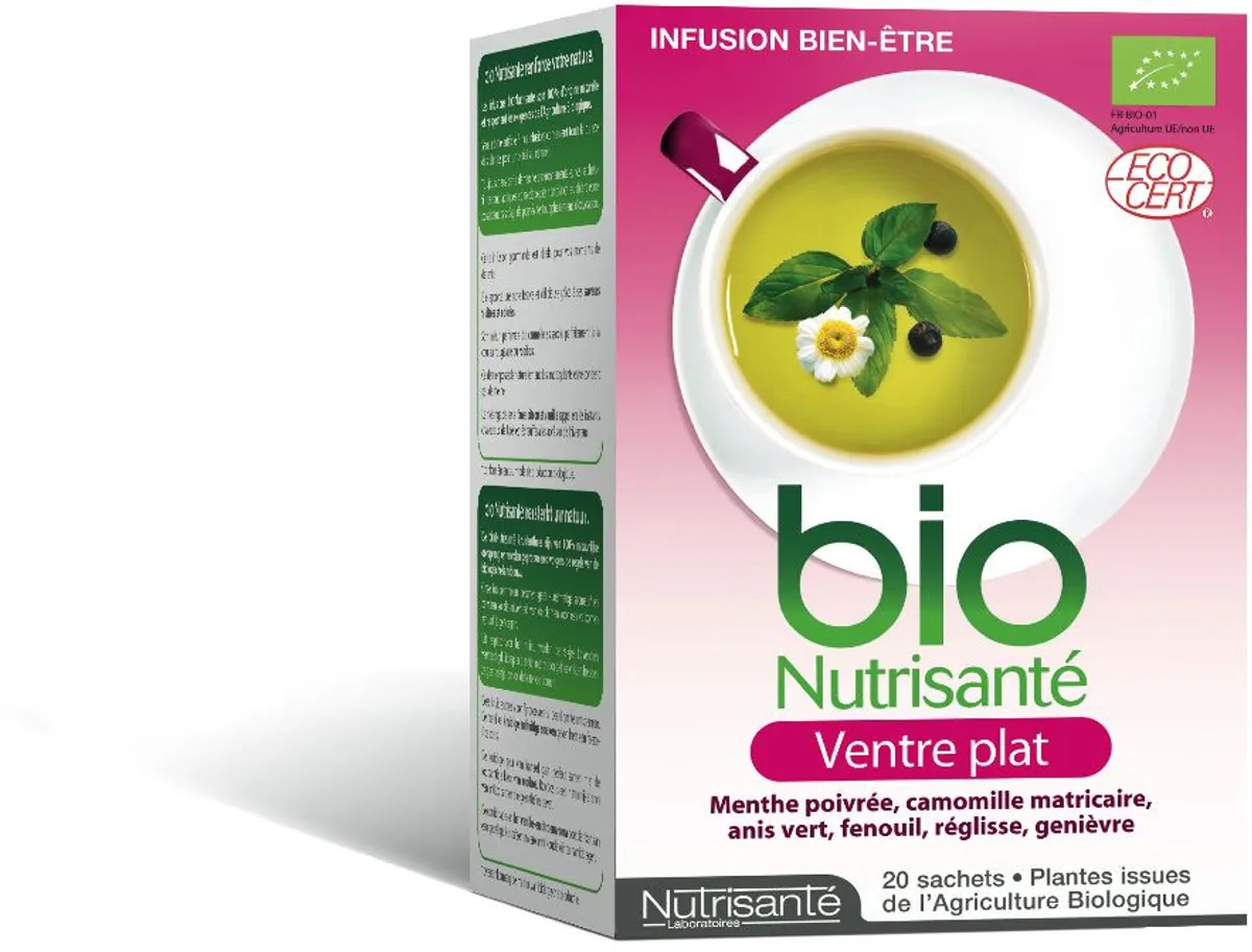 Infusie Bio Platte Buik 20 Zakjes