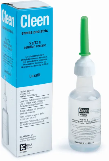 Cleen Enema Pediatric 5g/12g Solution Rectale 66ml