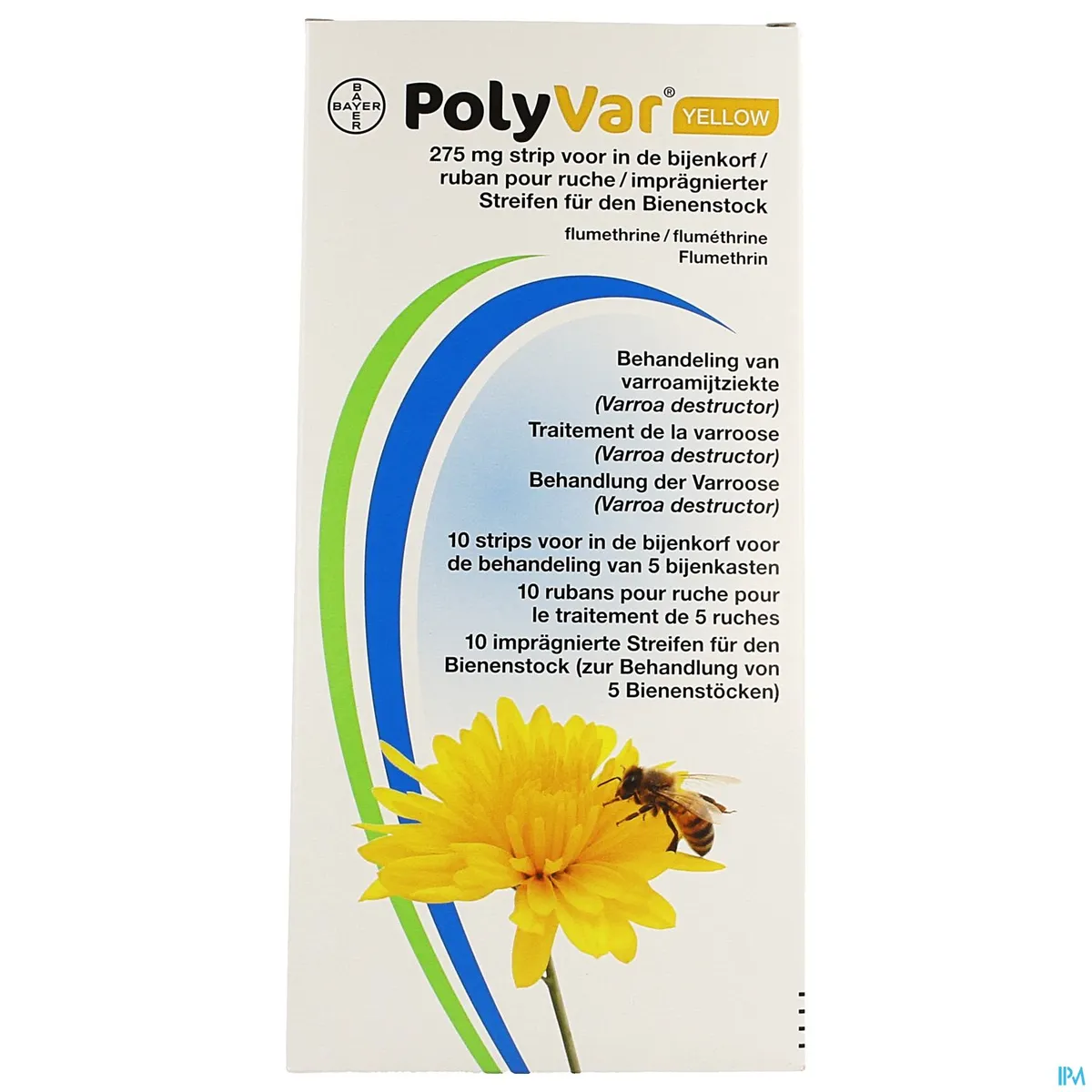 Polyvar Yellow 275mg Ruban Ruche 10