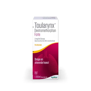 Toularynx Dextromethorfan Forte 3mg/ml Siroop 200ml