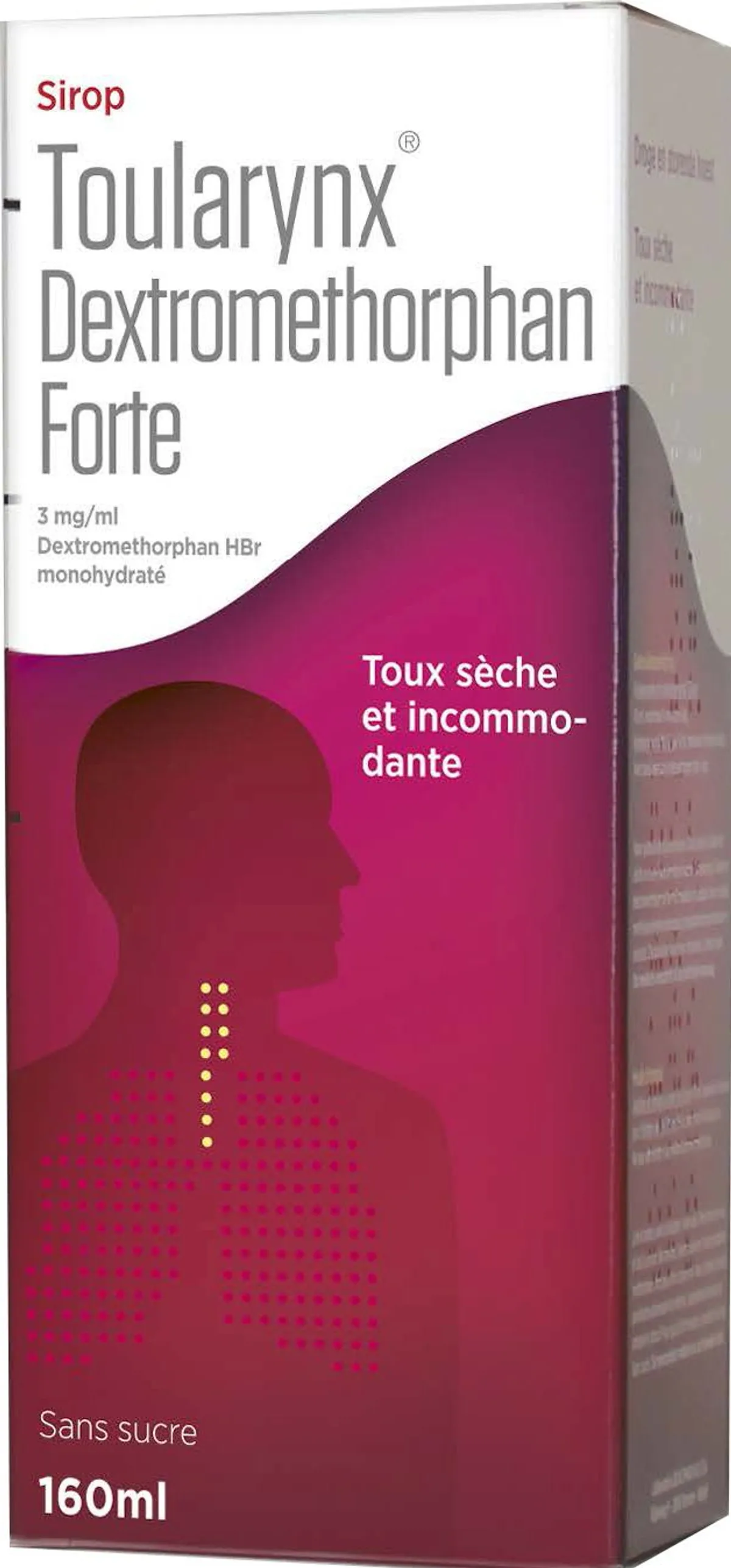 Toularynx Dextromethorphan Forte 3mg/ml Sirop 160ml