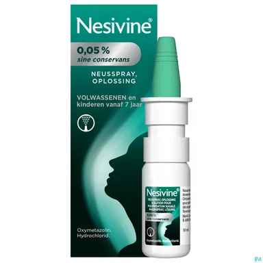 Nesivine 0,05% Sine Conservans Spray Nasal 10ml