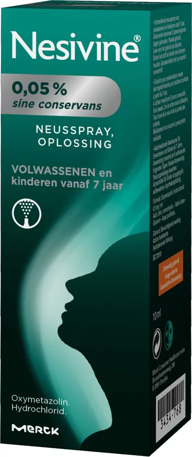 Nesivine 0,05% Sine Conservans Neusspray 10ml