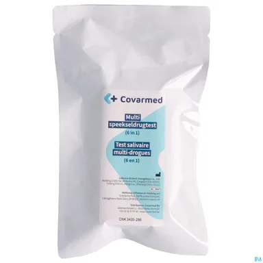 Test Salivaire 6 Drogues(coc/amph/cannab/opiat/xtc