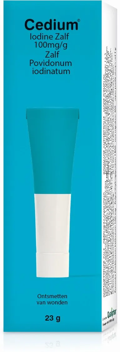 Cedium Iodine Zalf 100mg/g 23g