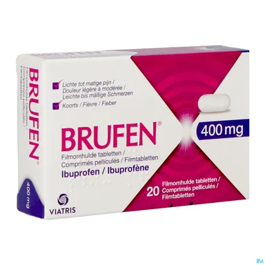 Brufen 400mg 20 Filmomhulde Tabletten