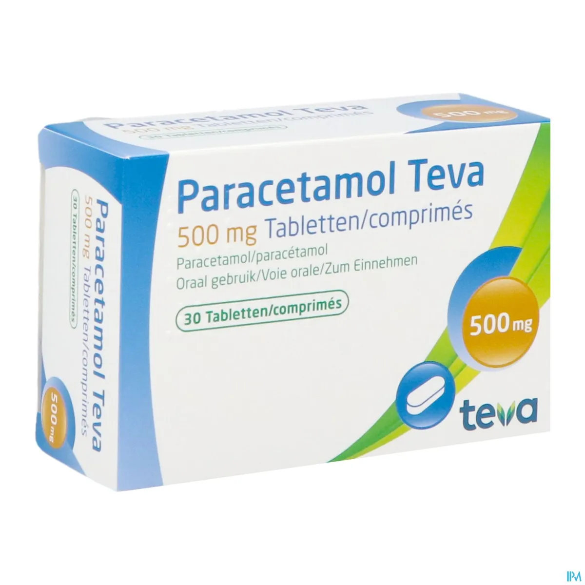 Paracetamol Teva 500mg 30 Tabletten