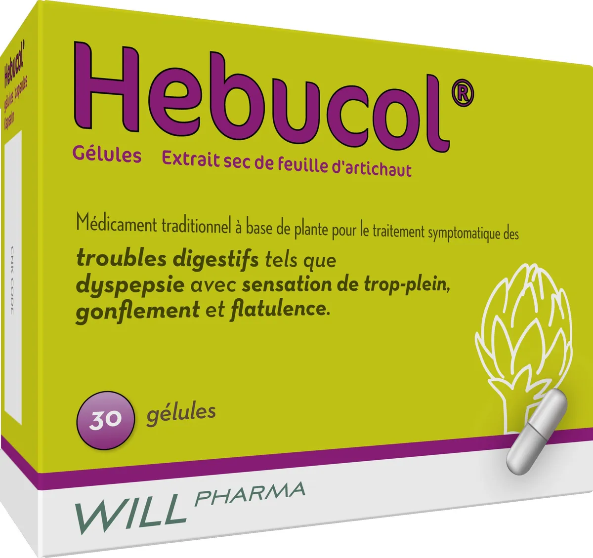 Hebucol 30 Gélules