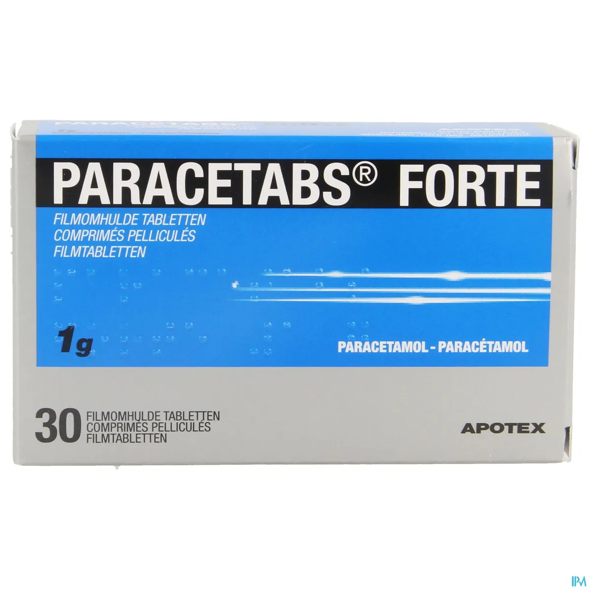 Paracetabs Forte 1g 30 Comprimés