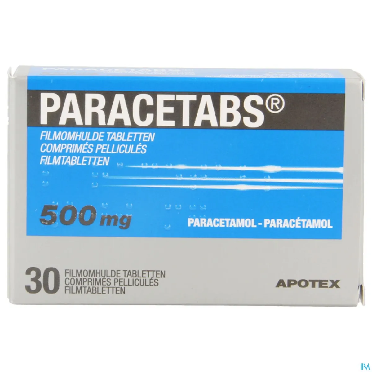 Paracetabs Forte 500mg 30 Comprimés