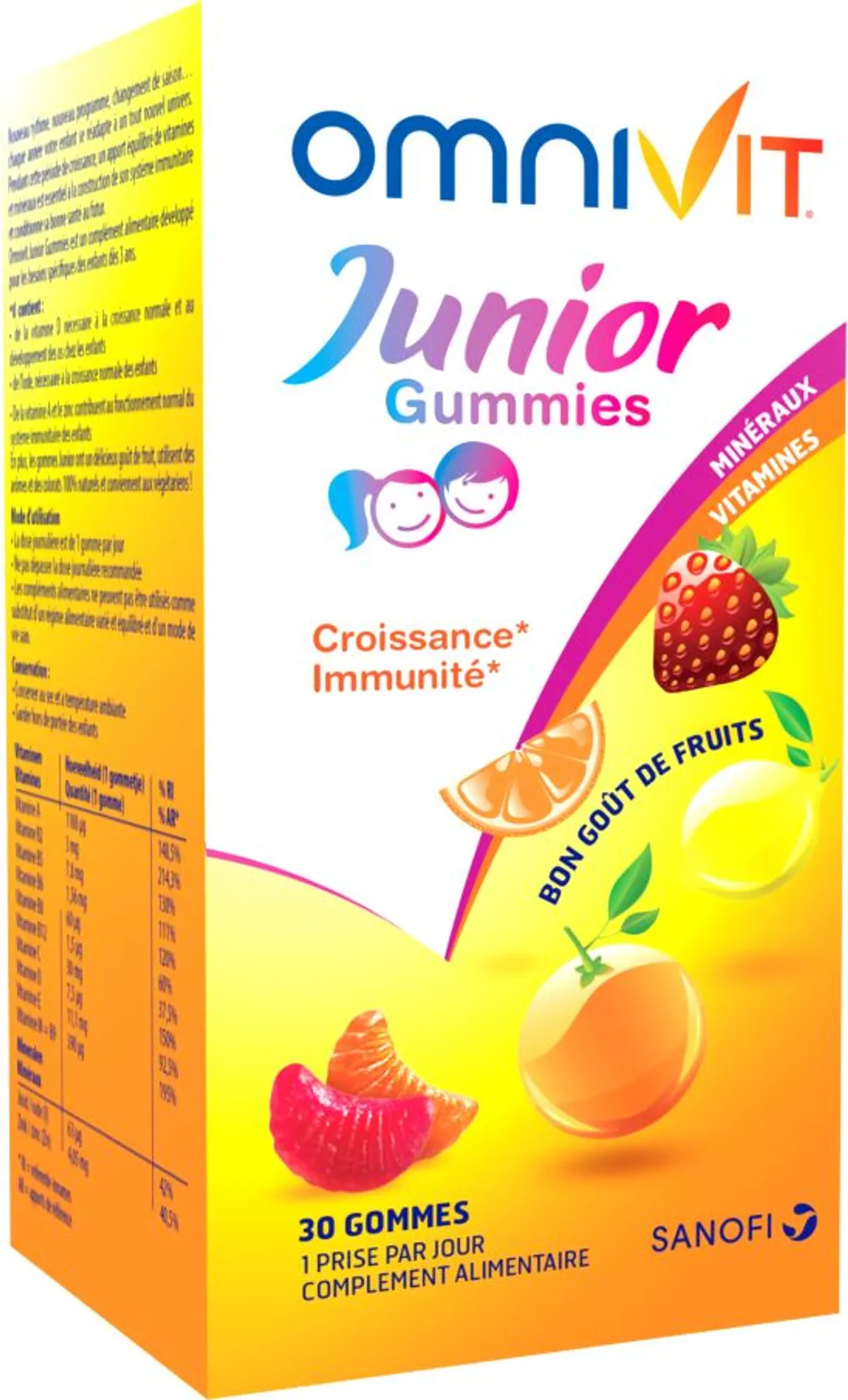Omnivit Junior 30 Gommes à mâcher