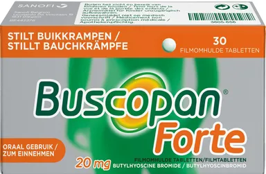 Buscopan Forte 20mg 30 Tabletten