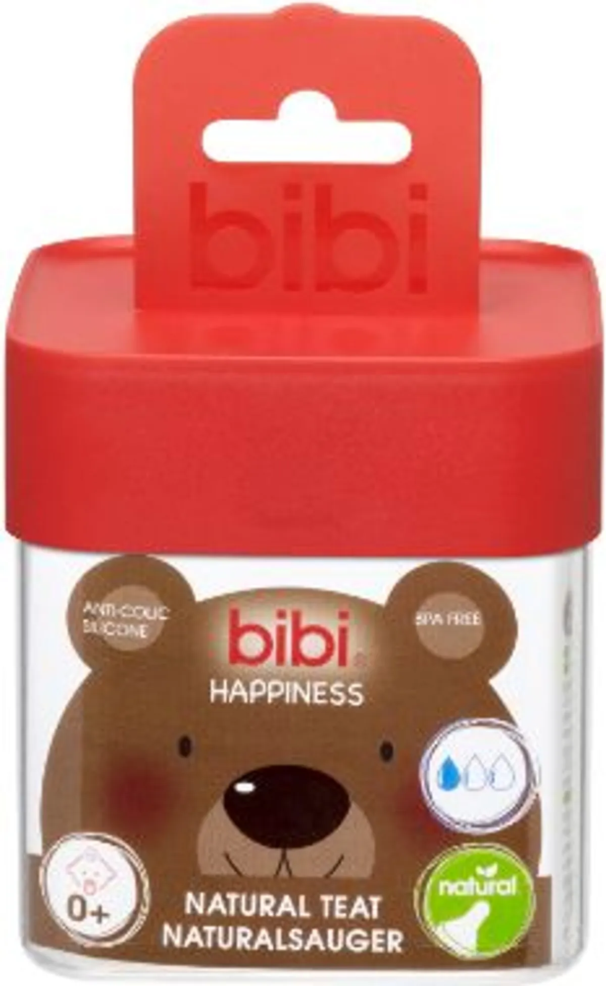 BIBI Tetine Biberon Happiness 0+
