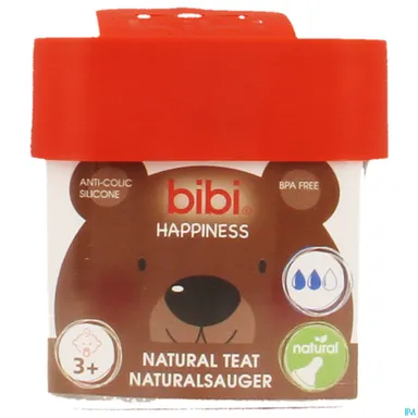 BIBI Speen Zuigfles Happiness 3+