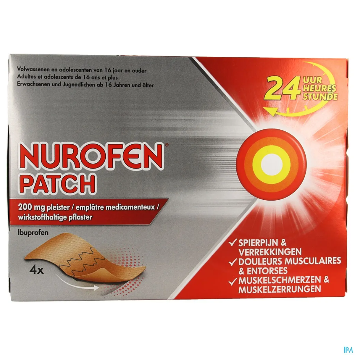 Nurofen Patch 200mg 4 Pleisters