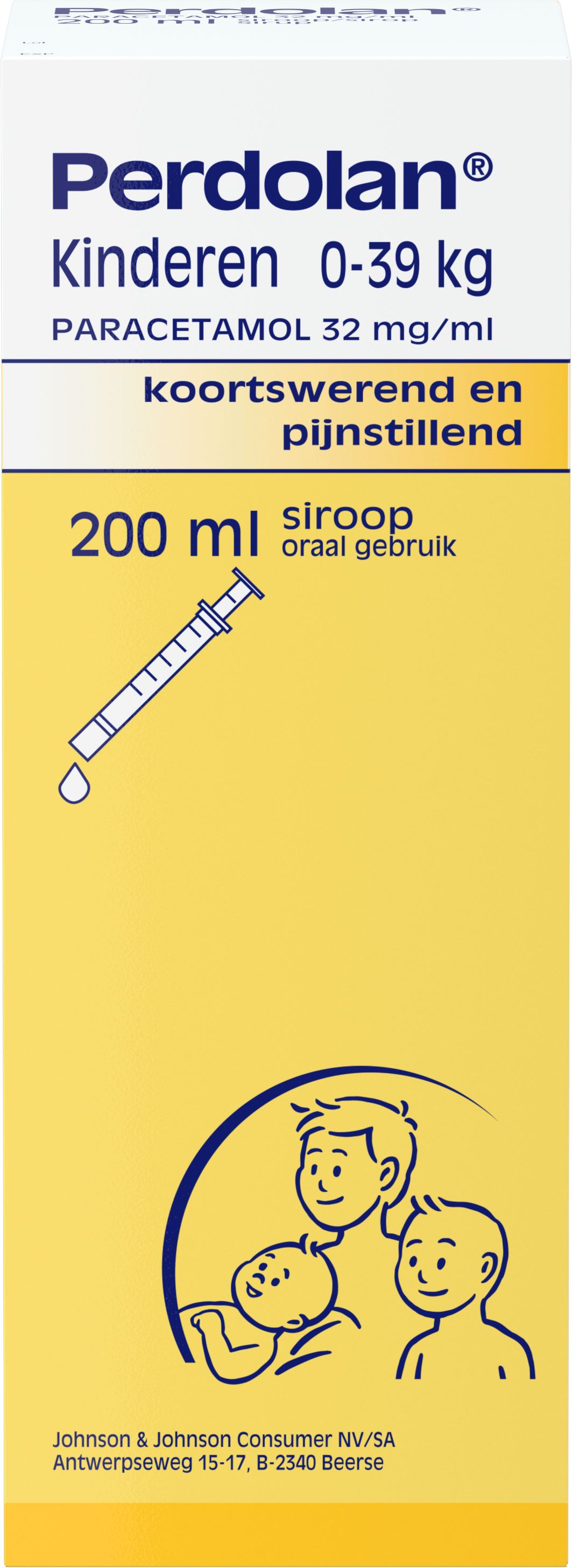 Perdolan Enfants (de 0 à 39 kg) Sirop 200ml - Etat grippal (curatif et ...