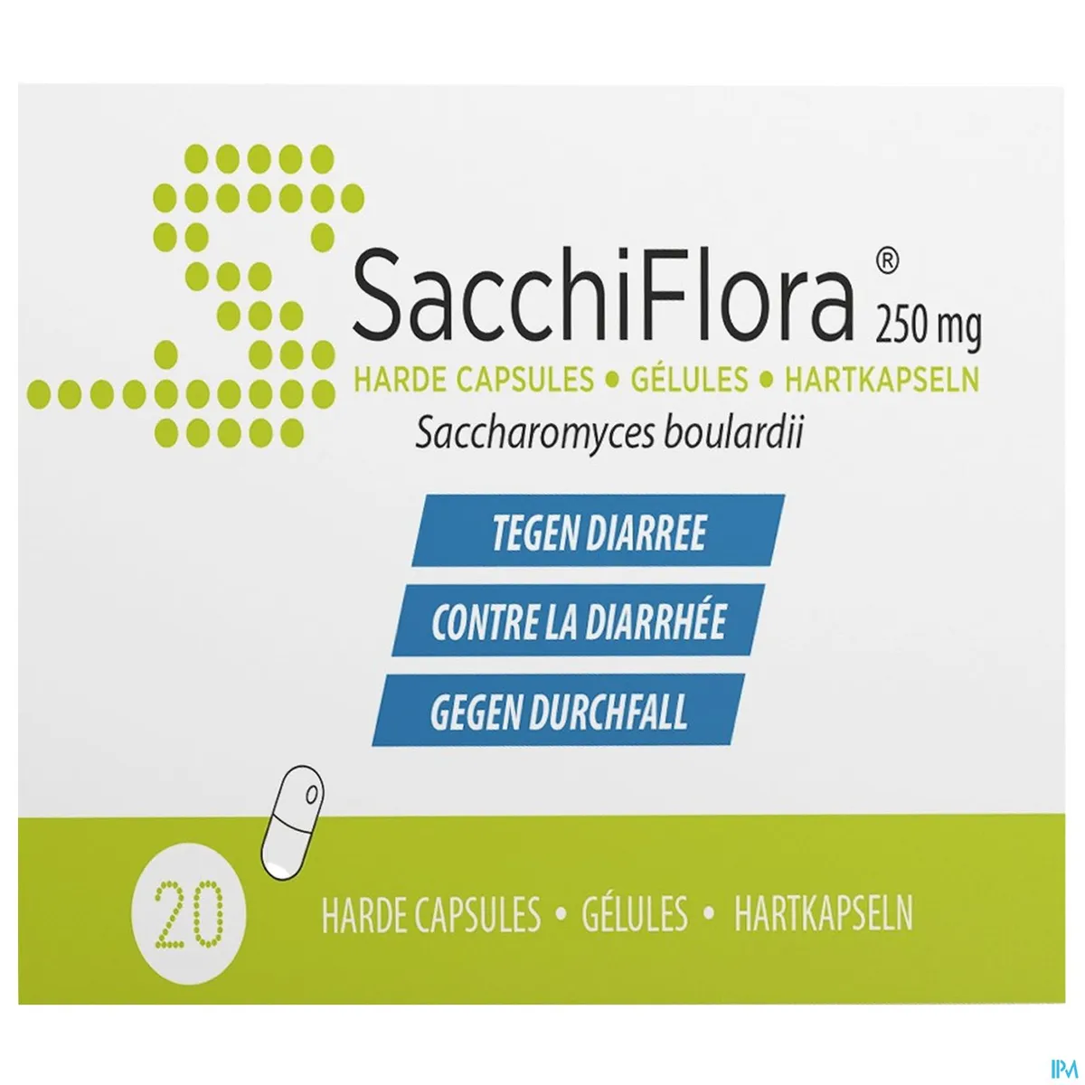 SacchiFlora 250mg 20 Capsules