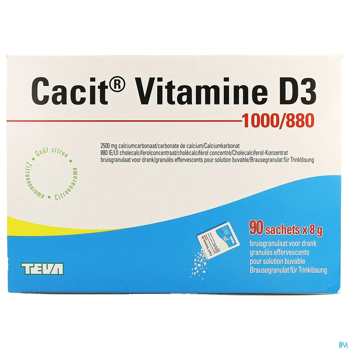 Cacit Vitamine D3 1000/880 90 Sachets