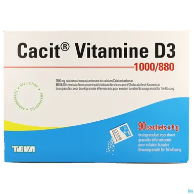 Cacit Vitamine D3 1000/880 90 Zakjes