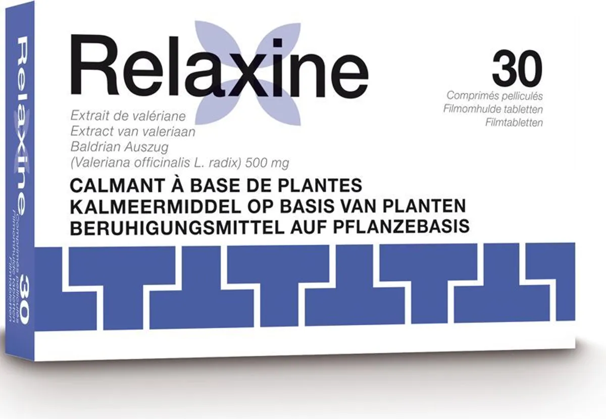 Relaxine 500mg 30 Comprimés Pelliculés