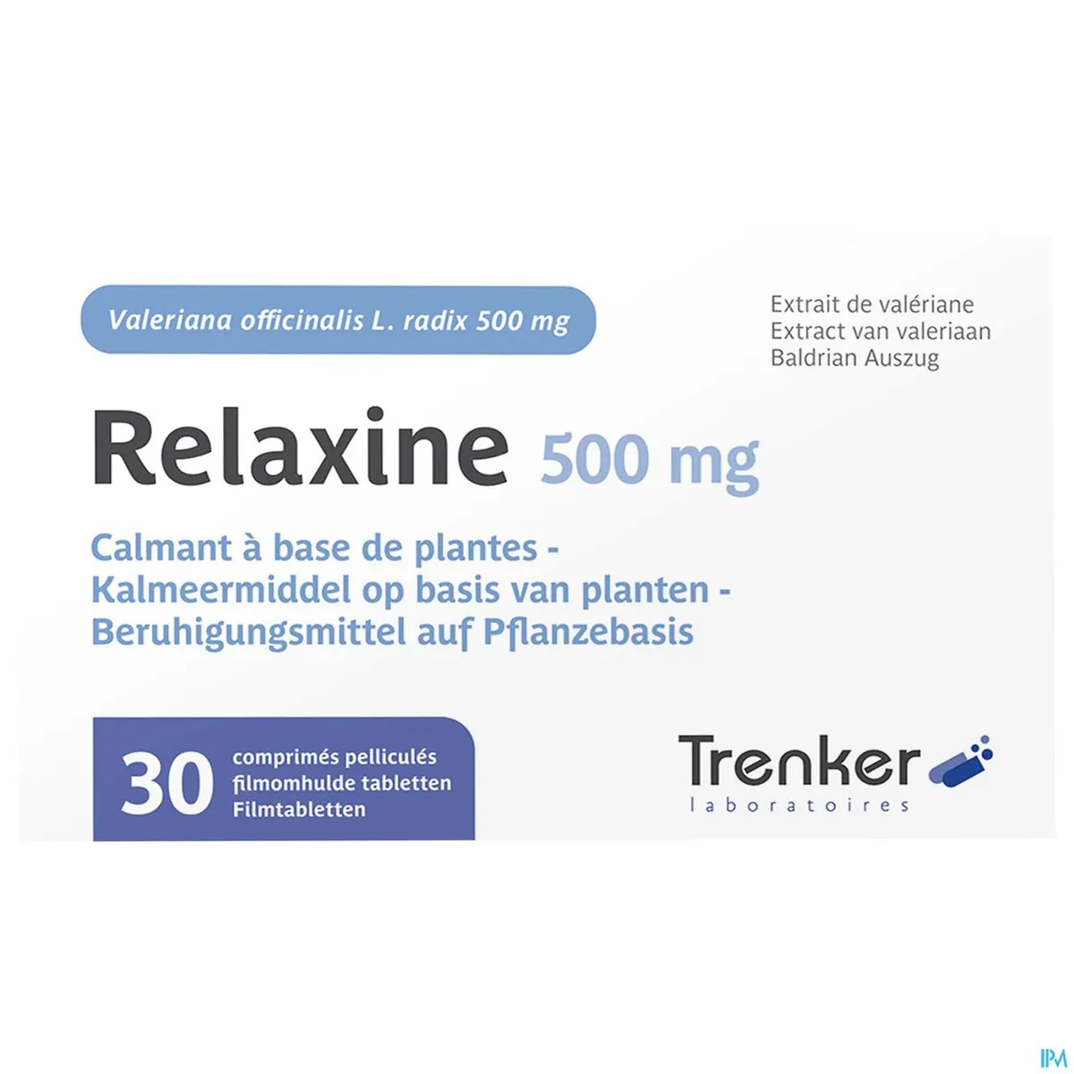 Relaxine 500mg 30 Filmomhulde Tabletten