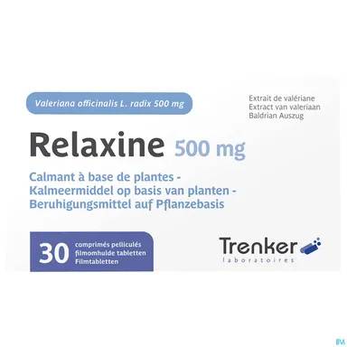 Relaxine 500mg 30 Filmomhulde Tabletten