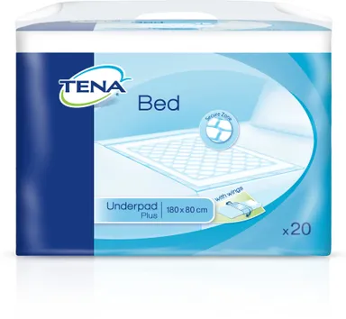 Tena Bed Underpad Plus Wings 80x180cm 20 Pièces