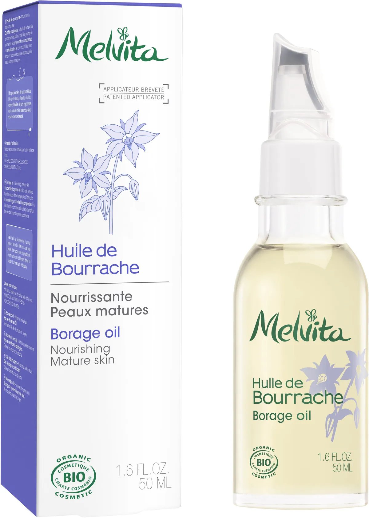 Melvita Huile de Bourrache Bio 50ml