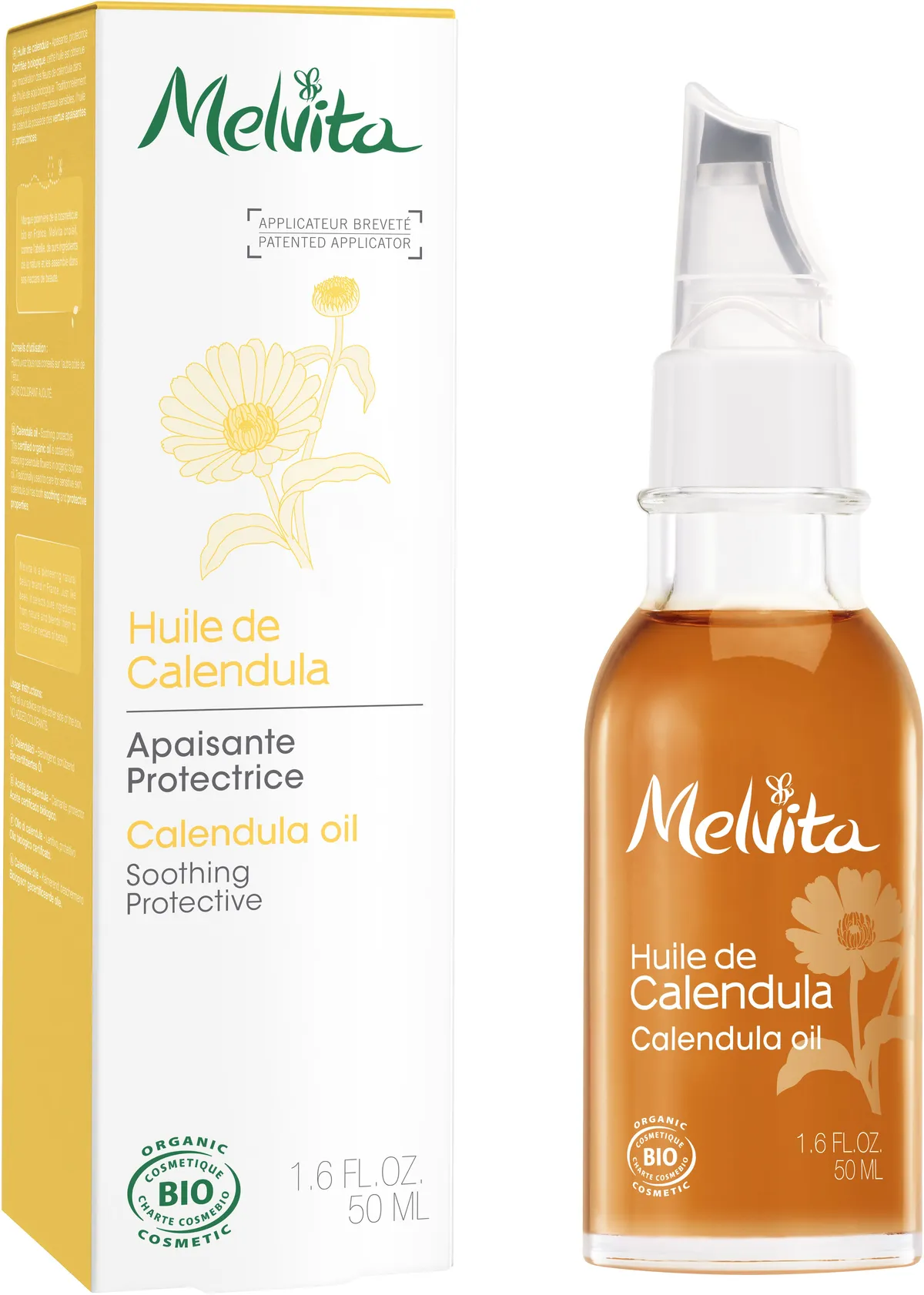 Melvita Huile Soin Calendula Protectrice 50ml