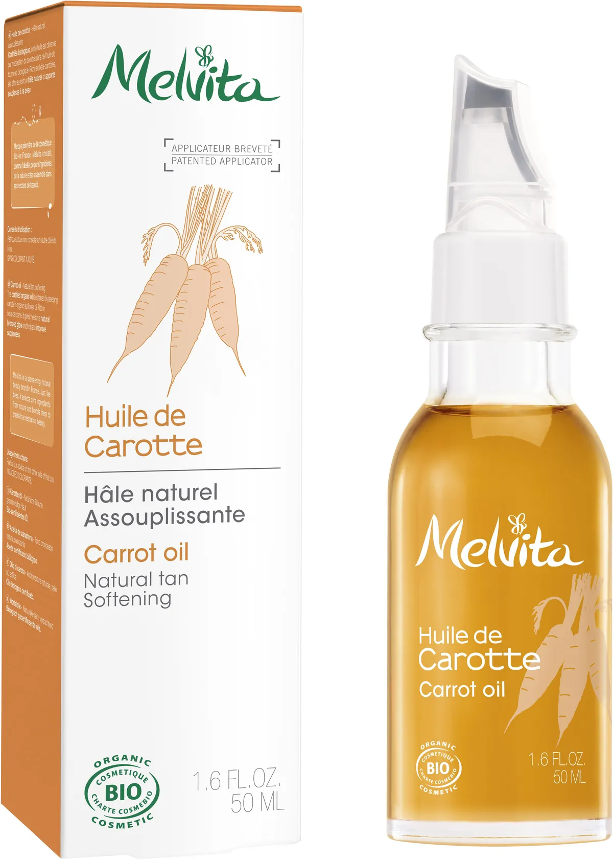 Melvita Huile de Carotte Bio 50ml