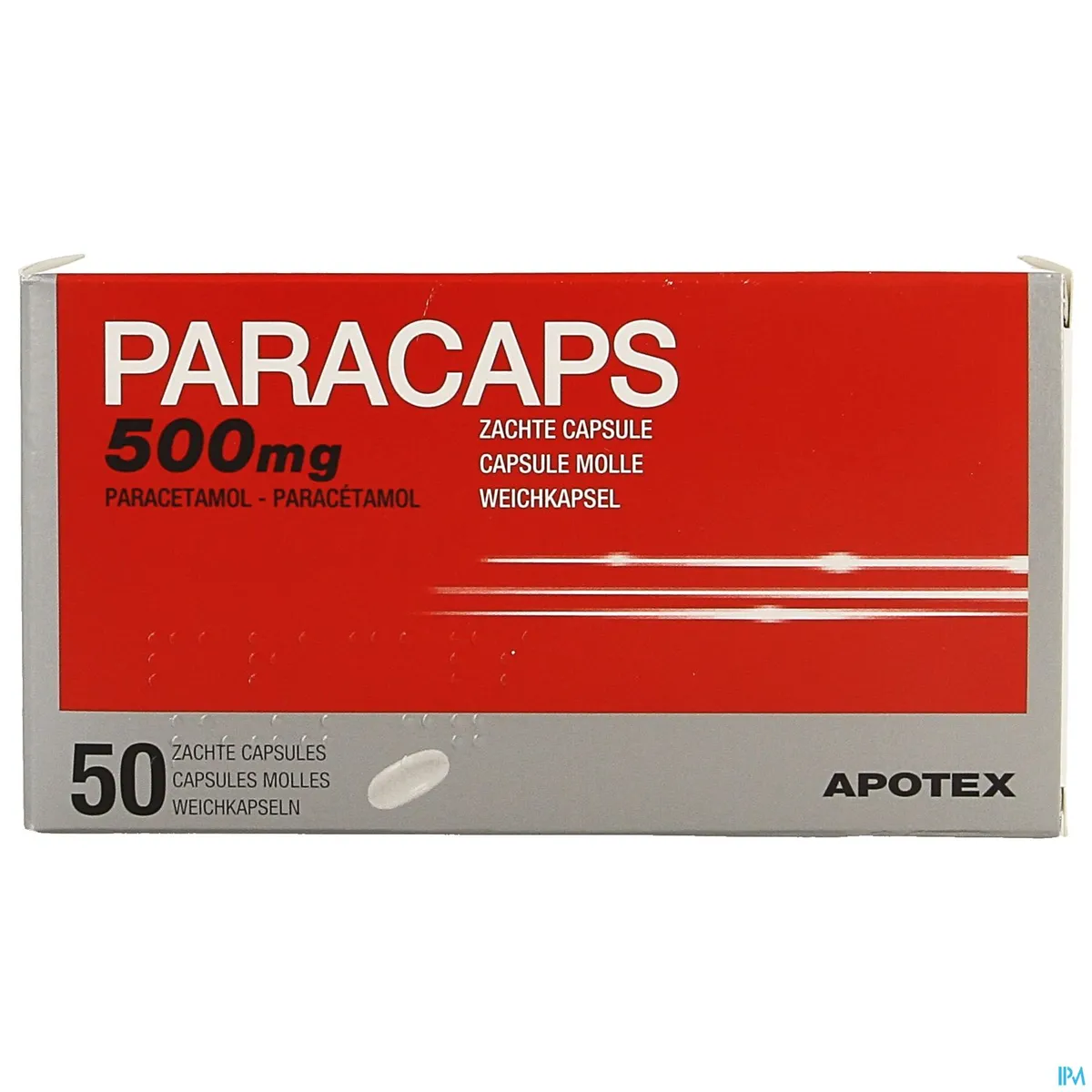 Paracaps 500mg 50 Capsules